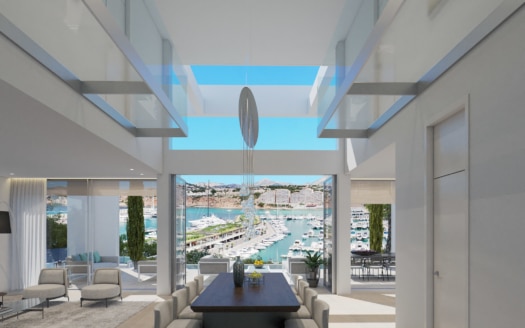 Exzellente Neubauvilla mit einzigartigem Blick über den Hafen von Port Adriano