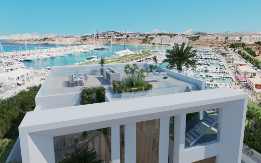 Exzellente Neubauvilla mit einzigartigem Blick über den Hafen von Port Adriano