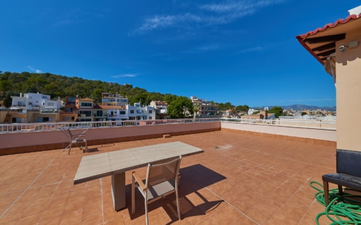 Investment: Duplex penthouse with sea views over the rooftops of Palma and huge terrace in El Terreno