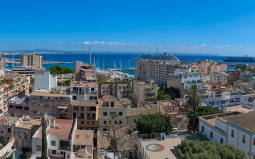 Investment: Duplex penthouse with sea views over the rooftops of Palma and huge terrace in El Terreno
