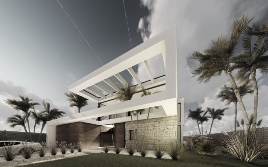 Project: Modern new villa with sea view in a very quiet location in Sol de Mallorca