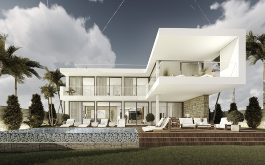Projekt: Moderne Neubauvilla mit Meerblick in sehr ruhiger Lage in Sol de Mallorca