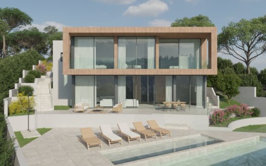 Project :: Villa with sea view in very quiet area with pool in Costa de la Calma