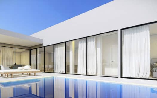 Hochwertige Neubauvilla mit Pool und Garten in ruhiger Lage von Costa d'en Blanes