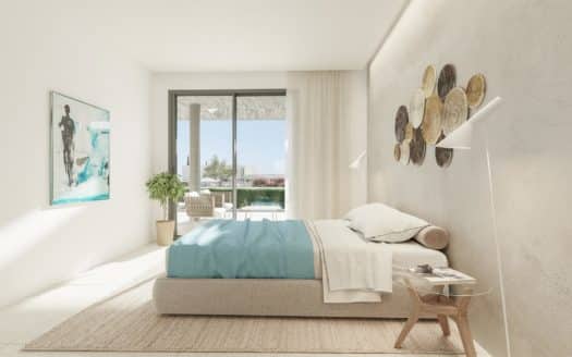 Penthouse in luxuriöser Residenz mit 69 Wohneinheiten in der Nähe des Es Trenc Strandes in Sa Rapita