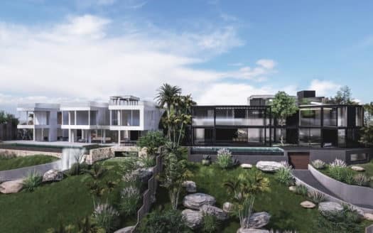 Luxusanwesen mit einzigartigem Design in Mitten von Portals Nous mit Meerblick bis hin zur Bucht von Palma