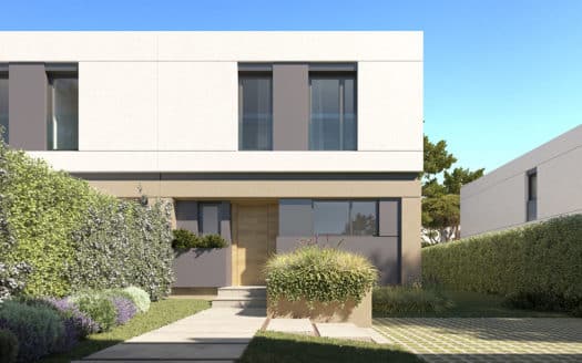 Beautiful new construction semi-detached house with private pool in Puig de Ros