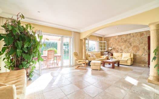 Luxurious stately Mediterranean style villa in Sa Torre with a beautiful garden and pool