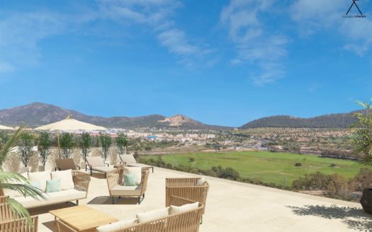 Beautiful new apartments with garden and far view over Santa Ponsa