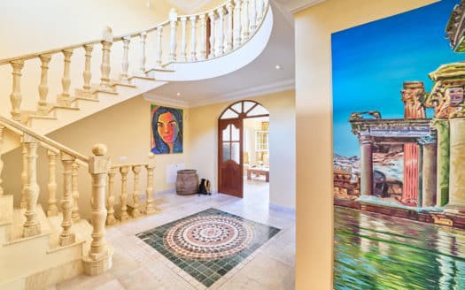 Luxurious stately Mediterranean style villa in Sa Torre with a beautiful garden and pool