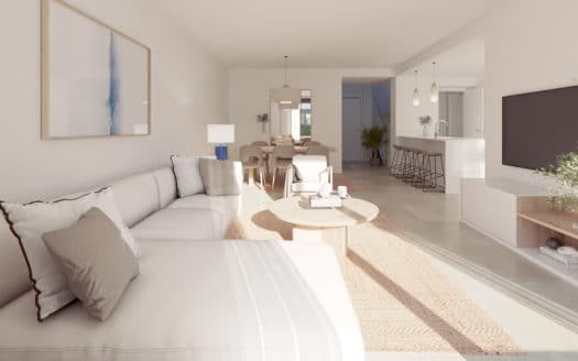 New construction project terraced house with 4 bedrooms on Playa de Palma, with private pool - completion 2025