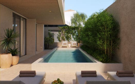Modernes Penthouse mit eigenem Pool nahe Schloss Bellver in Palma