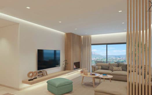 Apartment in modern new building with pool and beautiful view over Santa Ponsa