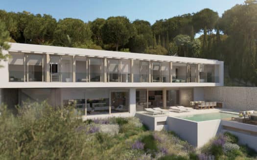 Exklusive, im Bau befindliche Meerblick-Designervilla in Puerto Portals