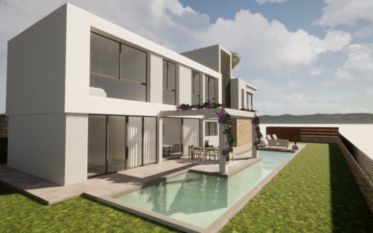 Proyecto de nueva construcción: Fantástica villa nueva en zona tranquila de Son Veri con bonita piscina y jardín