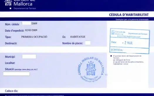 What exactly is the Cédula de Habitabilidad?