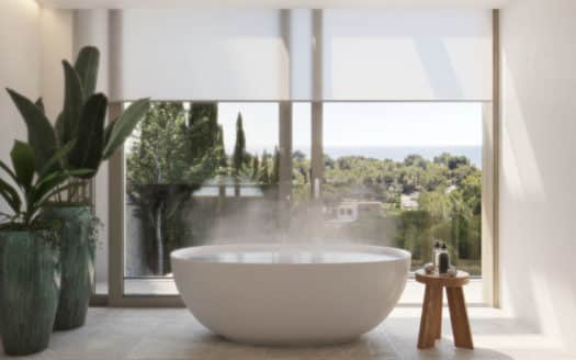 Exklusive, im Bau befindliche Meerblick-Designervilla in Puerto Portals