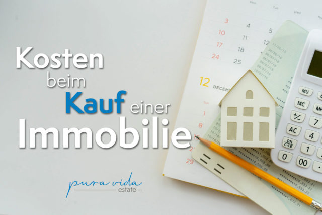 Kosten beim Verkauf einer Immobilie