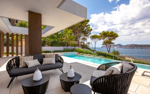 Fantastic new build villa in prime location with gigantic sea view in Santa Ponsa