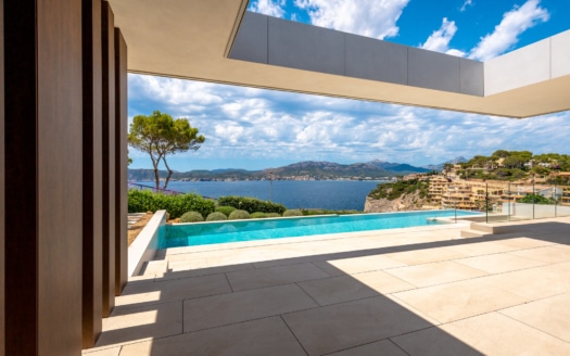 Fantastic new build villa in prime location with gigantic sea view in Santa Ponsa