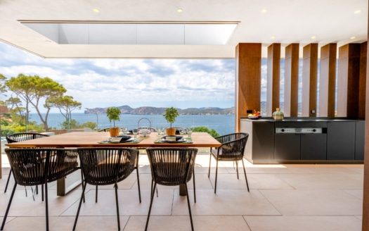 Fantastic new build villa in prime location with gigantic sea view in Santa Ponsa