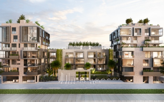 84 modern new apartments in luxury residential complex in Palma