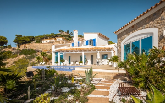 Luxurious villa in first sea line in dream location of La Mola - Port d'Andratx