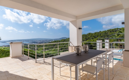 Villa with pool and fantastic sea views in Costa den Blanes