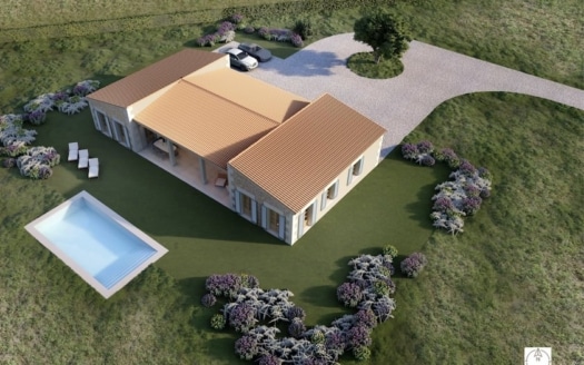 Proyecto: Preciosa finca de nueva construcción en una zona tranquila de Campos con piscina privada y mucho encanto