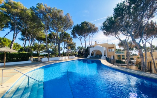 Mediterranean flair with fantastic sea views: Renovation property in Santa Ponsa in 2nd sea line