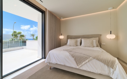 New build villa in Sol De Mallorca in a quiet location with pool and sea views and lots of luxury