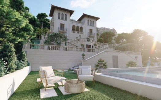 Project: Luxury residence with history and a royal sea view in Port Andratx - listed building