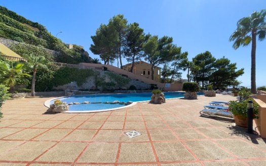 Duplex Apartment in Nova Santa Ponsa in renommierter Anlage mit traumhaften Meerblick