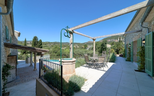 Finca in Es Capdella with pool, fantastic views and Mallorca flair