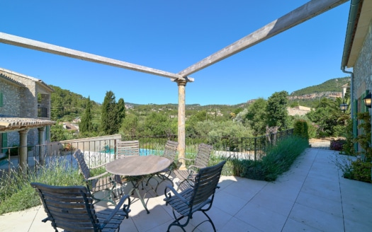 Finca in Es Capdella with pool, fantastic views and Mallorca flair