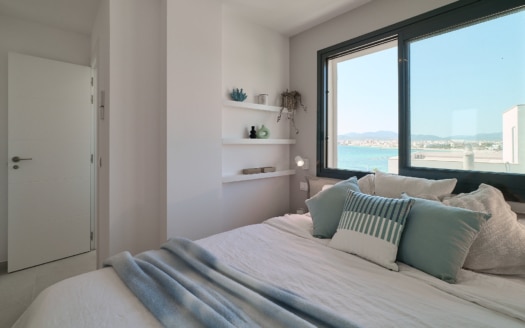 Completely renovated apartment in Cala Gamba on the 1st line with spectacular sea views