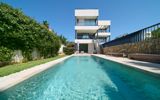 Duplex Apartment in San Agustin mit eigenem Pool, Garten und Meerblick