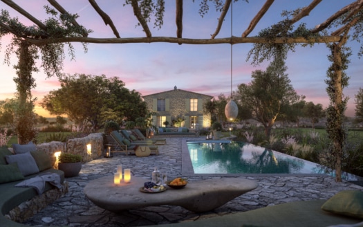 Project: Natural stone finca near Alaró with fantastic views