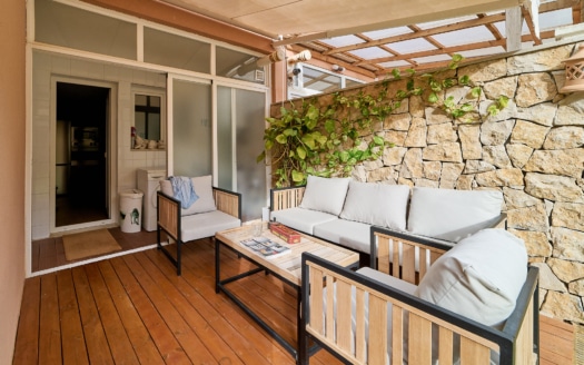 Doppelhaushälfte in Bahia Blava mit Jacuzzi und Meerblick auf die Bucht von Palma