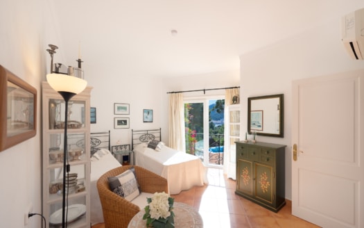 Mediterranean villa in Port Andratx with sea views and pool