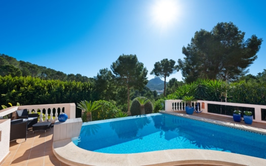 Mediterranean villa in Port Andratx with sea views and pool