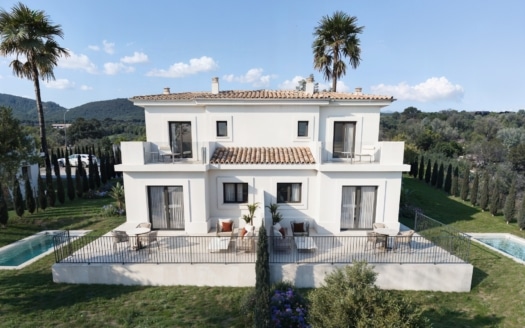 New build semi-detached house near Cala Romantica in modern residential complex