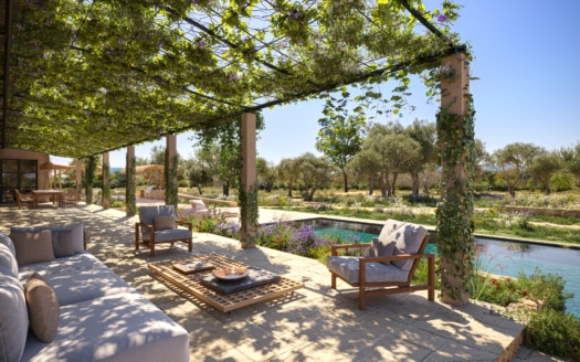 Project: Luxus-Finca bei Santa Maria del Cami mit Bergblick