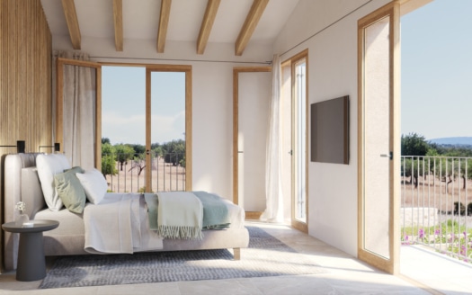 Proyecto: Finca de nueva construcción a los pies de la Tramuntana - construida según sus deseos