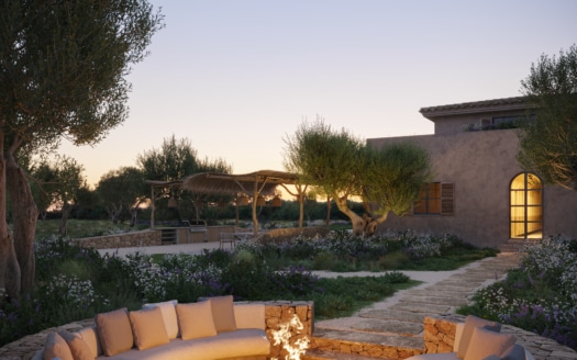 Project: Luxus-Finca bei Santa Maria del Cami mit Bergblick