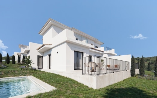 Neubau Haushälfte nahe der Cala Romantica in moderner Wohnanlage