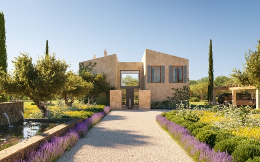 Proyecto: Finca de nueva construcción a los pies de la Tramuntana - construida según sus deseos