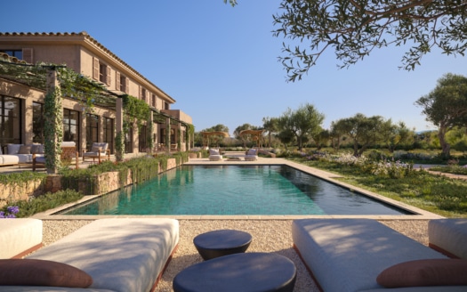 Project: Luxury finca near Santa Maria del Cami with mountain views