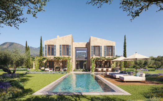 Proyecto: Finca de nueva construcción a los pies de la Tramuntana - construida según sus deseos