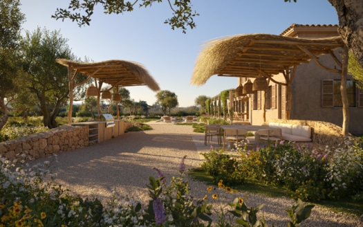 Project: Luxus-Finca bei Santa Maria del Cami mit Bergblick